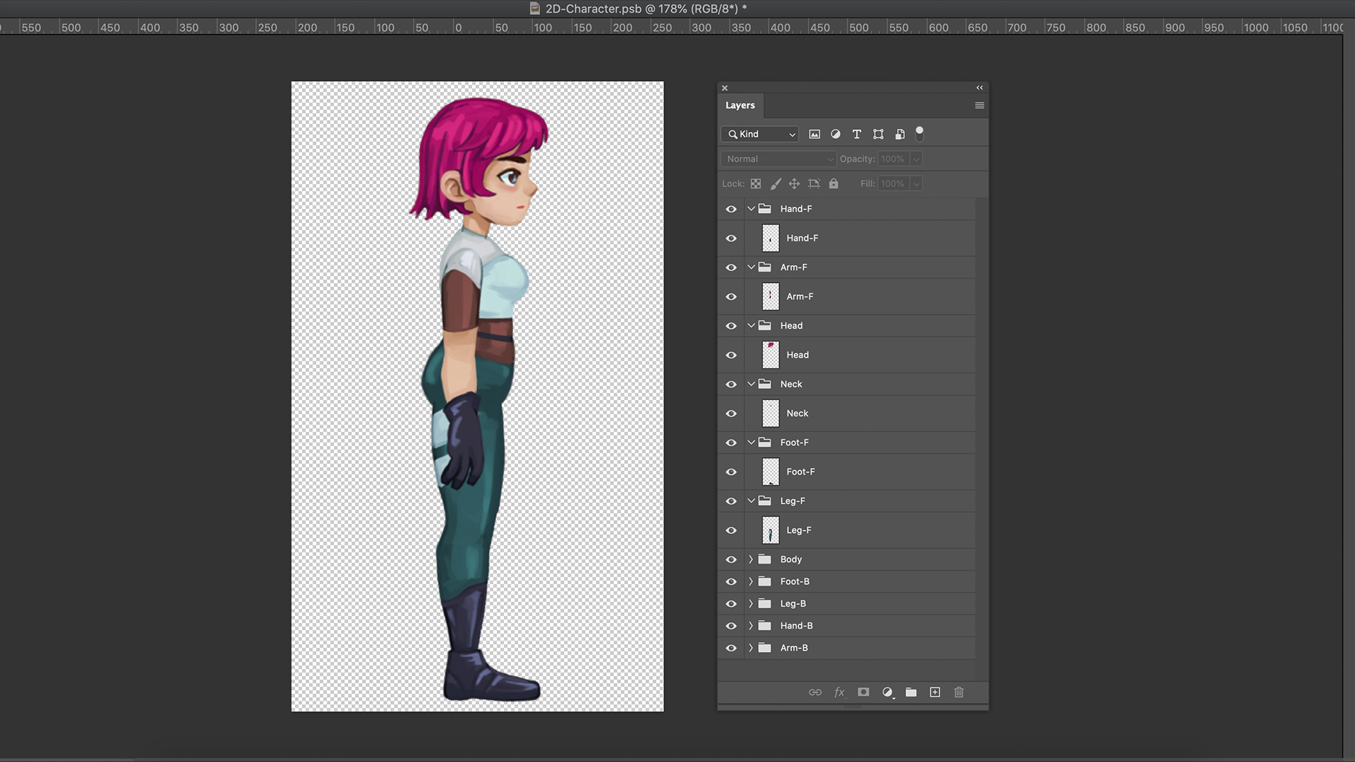 rig 2d characters animate