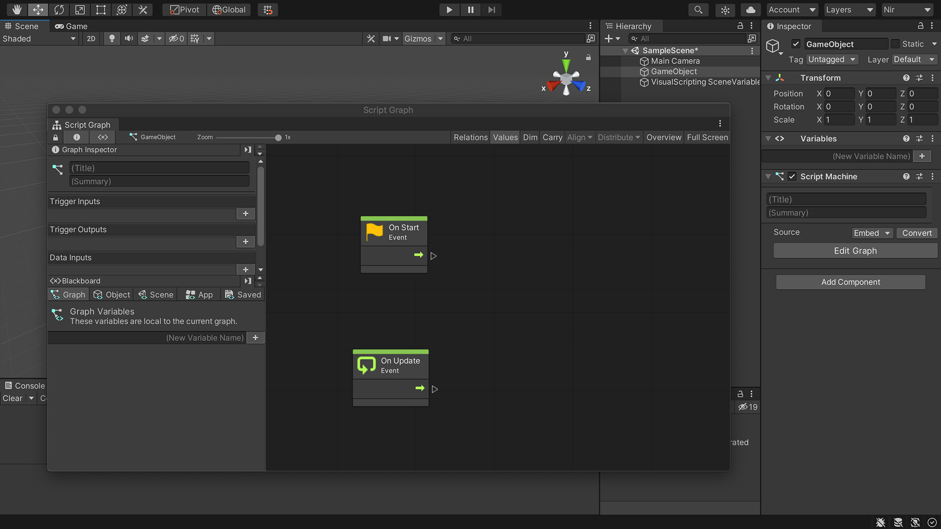 Unity Visual Scripting, Part 1 Getting Started Unity Tutorial NotSlot