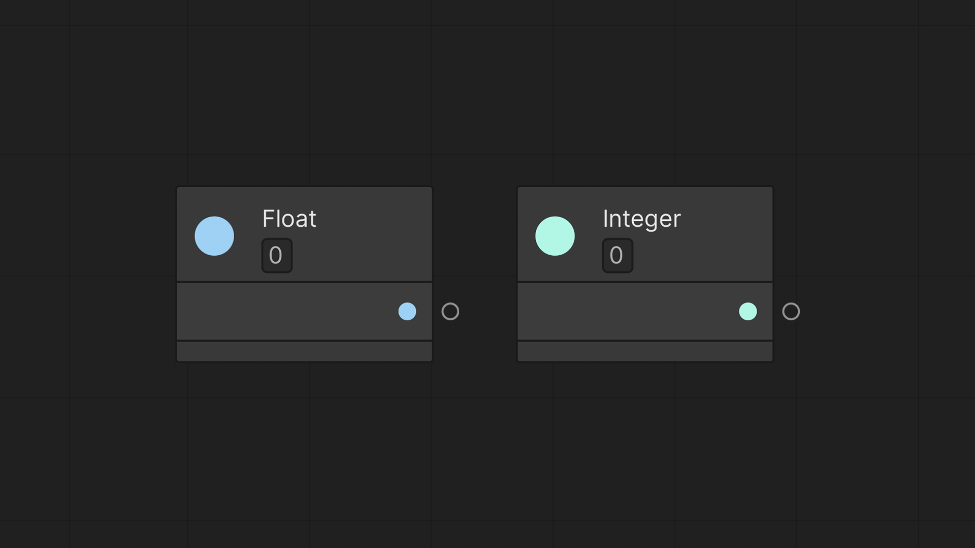 Unity Visual Scripting – Numbers data types