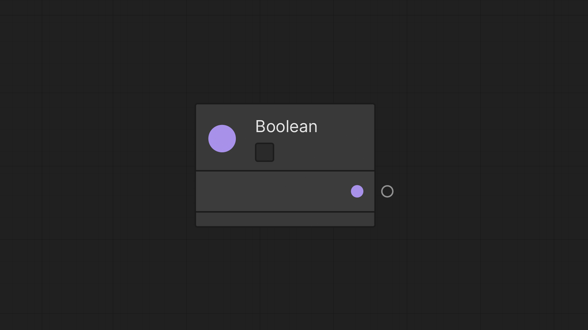 Unity Visual Scripting – Boolean data type