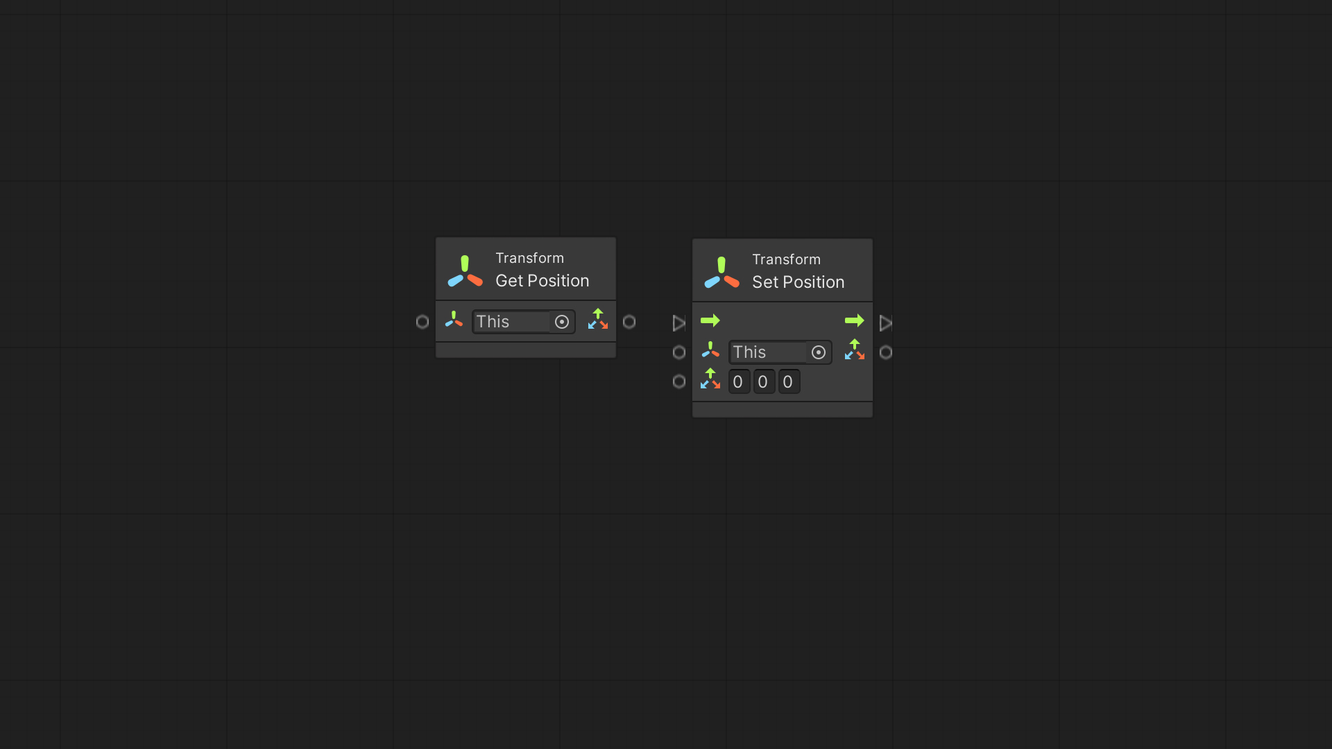 Unity Visual Scripting – Get Position, Set Position