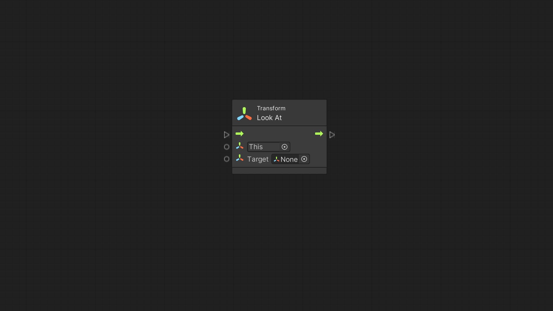 Unity Visual Scripting – Look At