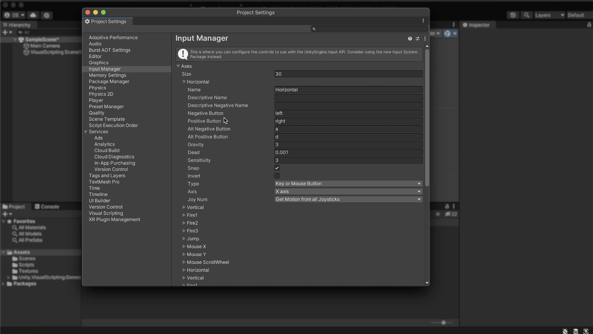 Unity Visual Scripting – Input Manager