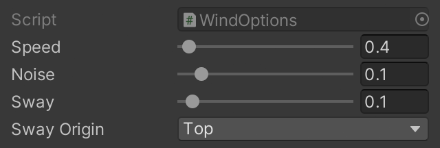 2D Hand Painted – Wind Options component