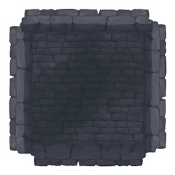 Bricks Wall Dark – Sprite Shape Profile