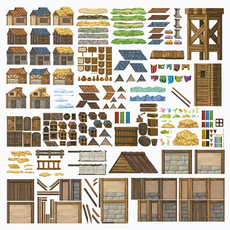 Village Pack – Game Assets Sprites